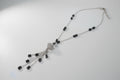 925 Sterling Silver Midnight Pavilion Y-Necklace